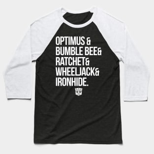 AUTOBOT LINEUP Baseball T-Shirt